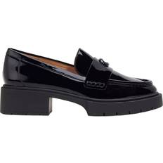 Coach Slip-On Loafers Coach Leah Loafer - Black Patent