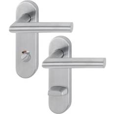 Acero Inoxidable Herrajes para Puertas, Ventanas y Muebles Hoppe Amsterdam E1400/353KH (10720722) 2pcs 165x46mm