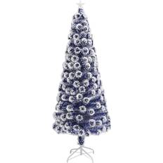 Blåa Julgranar vidaXL Illuminated White/Blue Julgran 210cm