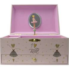 Ballerina Pocket Money Deluxe Music Jewelry Box Ballerina