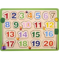 Wacky Wonders 123 Wooden Puzzle 20 Pieces