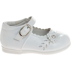 Buckle Ballerina Shoes Children's Shoes Josmo Toddler Mary Janes Dress Shoes - White Patent