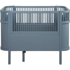 Height Adjustable Base Cots Sebra Baby & Junior Bed Forest Lake Blue 29.9x61"