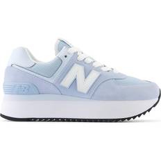 New Balance 574 Sneakers New Balance 574+ W - Light Chrome Blue/Quarry Blue/White