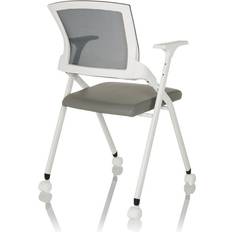 Bianco sedie da ufficio hjh OFFICE PRIORITY II W PU Gray Sedia da ufficio 98cm