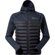 Elastane/Lycra/Spandex Jackets Berghaus Men's Urban Pravitale Hybrid - Jet Black/Carbon