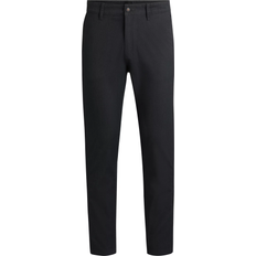 HUGO BOSS Men's Tapered Fit Trousers - Black