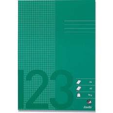 5x5 a4 Bantex A4 Squared 5x5mm School Booklet 40Pages 10-pack