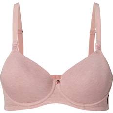 Padded Nursing Bra Cotton Bark Melange