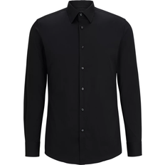 HUGO BOSS Men's Slim Fit Shirt - Black