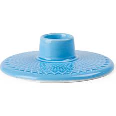 Lyngby Porcelæn Rhombe Blue Ljusstake 3cm