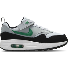 Nike Air Max 1 EasyOn PSV - White/Pure Platinum/Black/Stadium Green