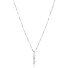 Sif Jakobs Ellera Ovale Piccolo Necklace - Silver/Transparent