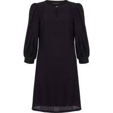 Dannie Textured Tunic Dress - Navy