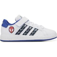 Adidas Kid's Marvel's Spider-Man Grand Court - Cloud White/Core Black/Royal Blue