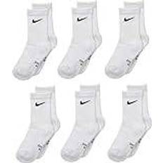 Nike white socks 6 pack Nike Little Kid's Dri-Fit Crew Socks 6-pack - White