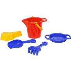 Plasto Sandleksaker Plasto Bucket Set 5pcs