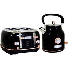 Kettles and toaster set Charles Bentley WOKERE01BLK