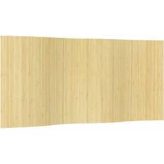 vidaXL Bamboo Light Natural Romavdeler 400x165cm