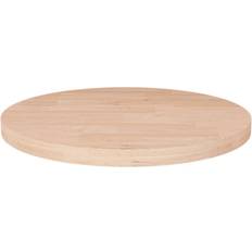 vidaXL Solid Wood Oak Natural Bordplade 40cm