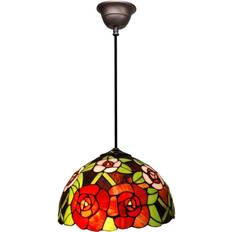 Viro Iron Red Pendant Lamp 30cm