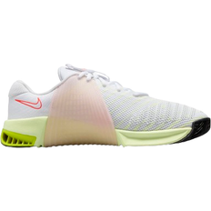 Dame - Nike Metcon Træningssko NIKE Metcon 9 W - White/Volt/Barely Volt/Bright Crimson