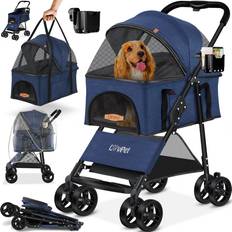 Lovpet 2-in-1 Dog Pram Buggy 50.5x99.5cm