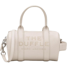 Marc Jacobs The Leather Mini Duffle Bag - Cotton/Silver