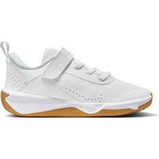 Nike Ragazzo Scarpe da sport per interni Nike Omni Multi-Court PSV - White/Pure Platinum/Light Smoke Grey/White