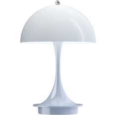 Louis Poulsen Table Lamps Louis Poulsen Panthella Portable Opal Pale Blue Table Lamp 9.1"