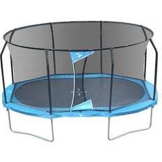 Blå Trampoliner PRO FLYER Flowbounce Trampoline 457 x 305cm + Safety Net