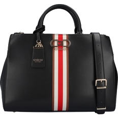 Guess Nelka Front Stripe Handbag - Black