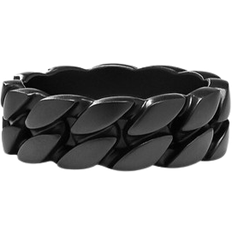 David Yurman Men Jewelry David Yurman Curb Chain Band Ring - Black