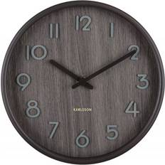 Karlsson Pure Small Walnut Horloge murale 22cm