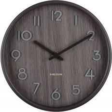 Karlsson Pure Small Walnut Väggklocka 22cm