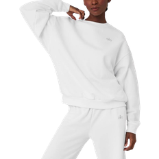 White Sweaters Alo Accolade Crew Neck Pullover - White