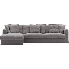 Grau Sofaüberzüge Decotique Bezug Für Le Grand Air 3-sitzer-sofa Divan Links - Grau Sofaüberzug Grau