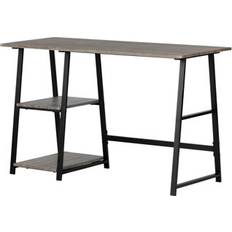 South Shore Mezzy White/Black Writing Desk 19.8x47.2"