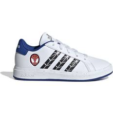 Adidas Kid's Marvel's Spider-Man Grand Court - Cloud White/Core Black/Royal Blue