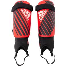 Red Shin Guards adidas X Club