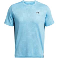 Under Armour Men's Tech Vent Geotessa Short Sleeve - Capri/Black