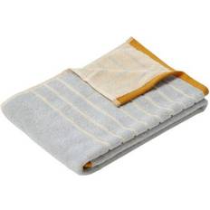 Hübsch Promenade Bath Towel Beige, Blue (100x50cm)
