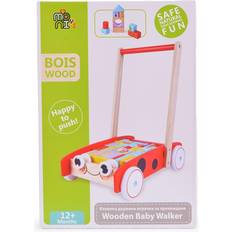 Lauflernwagen Moni Wooden Baby Walker Ladybug