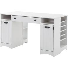 South Shore Artwork Craft Pure White Writing Desk 23.8x53.2"