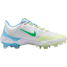 Nike Baseball Shoes Nike Alpha Huarache Elite 4 Low MCS M - White/Aquarius Blue/Barely Volt/Photo Blue