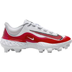 46 ½ - Hombre Zapatillas de béisbol Nike Alpha Huarache Elite 4 Low MCS M - White/Pure Platinum/University Red