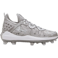 Gray - Men Baseball Shoes Under Armour Harper 8 Elite M - Halo Grey/Baseball Grey/White