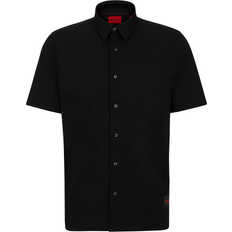 HUGO BOSS XS Shirts HUGO BOSS Ebor Short Sleeve Shirt - Black