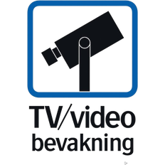 Welfare and Order Sign "TV/Video Surveillance" 210x297mm