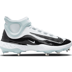 Nike 44 Zapatillas de béisbol Nike Alpha Huarache Elite 4 Mid M - White/Blue Tint/Pure Platinum/Black